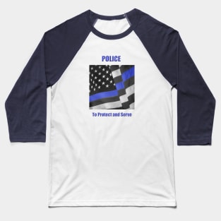 Police Baseball T-Shirt